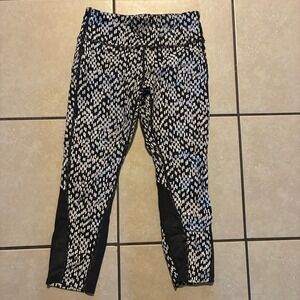 Nike Women's XS Black White Running Compression Tights